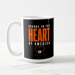 Taza De Café Naranja en el corazón de América Kansas City