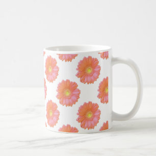 Taza De Café Naranja gerbera daisy