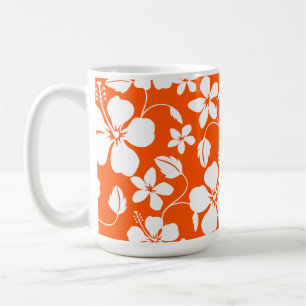 Taza De Café Naranja HAWAIAN HULA (HIBISCUS)