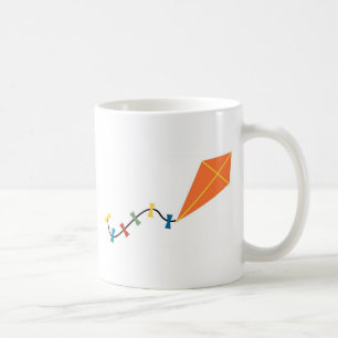 Taza De Café Naranja Kite