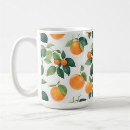 Taza De Café Naranja Mug verde