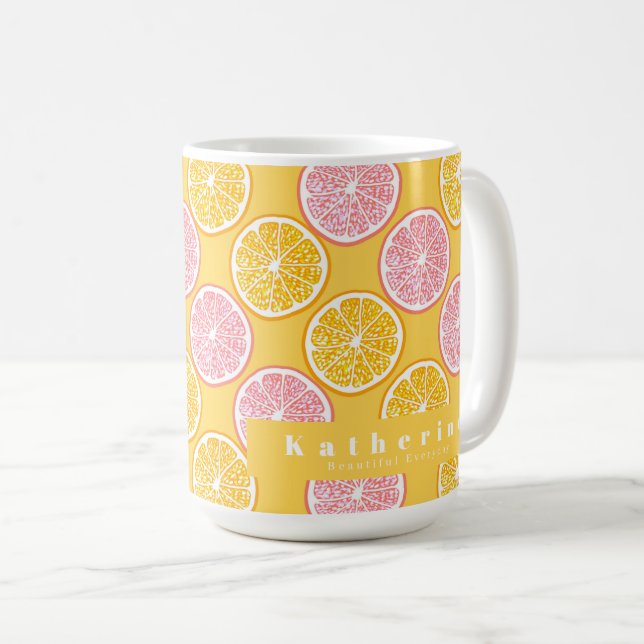 Taza De Café Naranja Mustard Naranja (Anverso derecho)