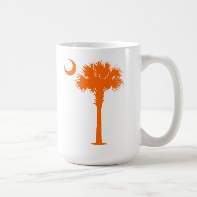 Taza De Café Naranja Palmetto (Derecha)