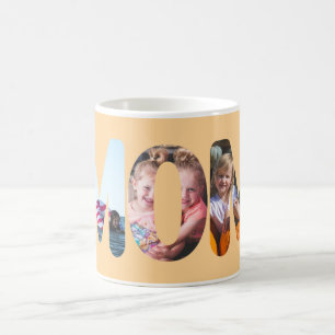 Taza De Café Naranja personalizado de mamá 3 Foto