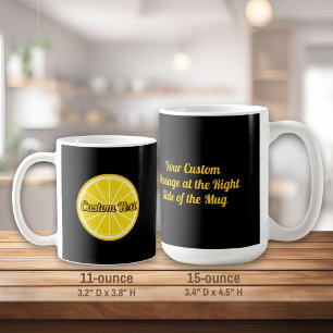 Taza De Café Naranja Slice