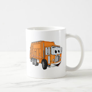 Taza De Café Naranja Sonriente Personalizado de camión de basur