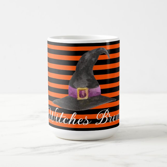 Taza De Café Naranja Stripe Witness Brew (Centro)