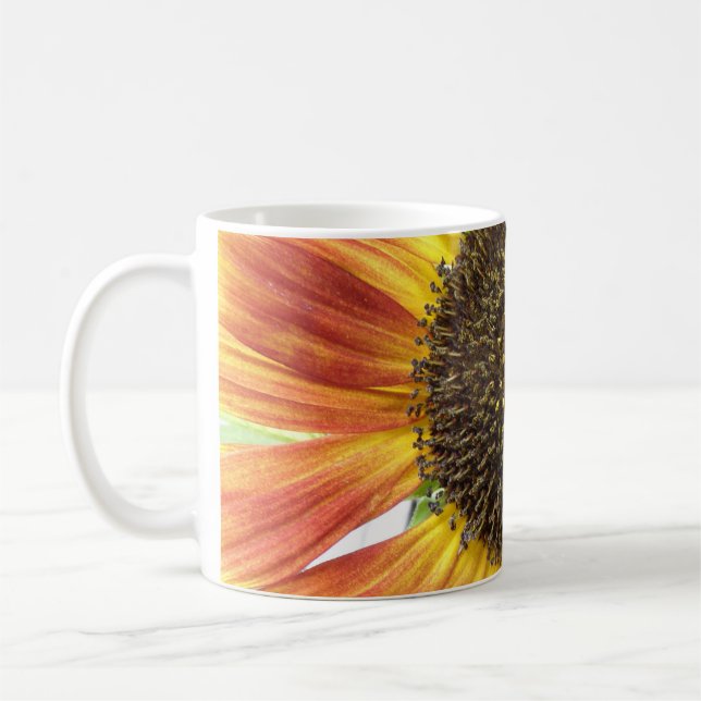 Taza De Café Naranja Sunflower Mug (Izquierda)