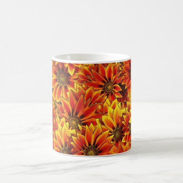 Taza De Café Naranja Sunflowers (Centro)