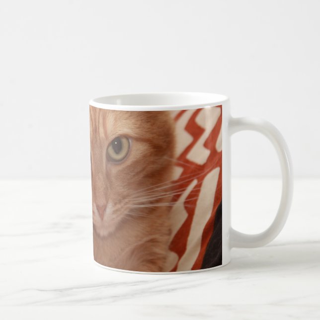 Taza De Café Naranja Tabby (Derecha)