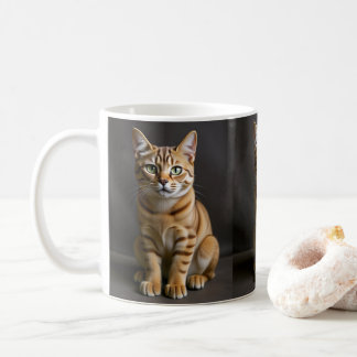 Taza De Café Naranja Tabby Cat