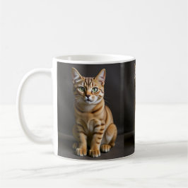 Taza De Café Naranja Tabby Cat