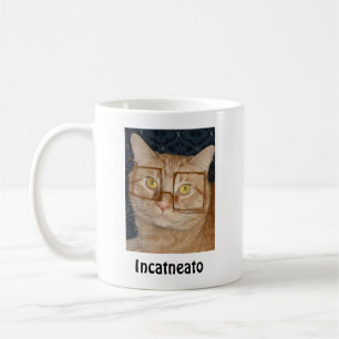 Taza De Café Naranja Tabby Cat/Incognito Humor