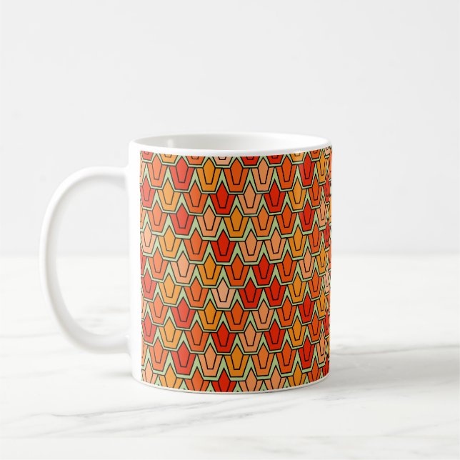 Taza De Café Naranja Tulip Field (Izquierda)