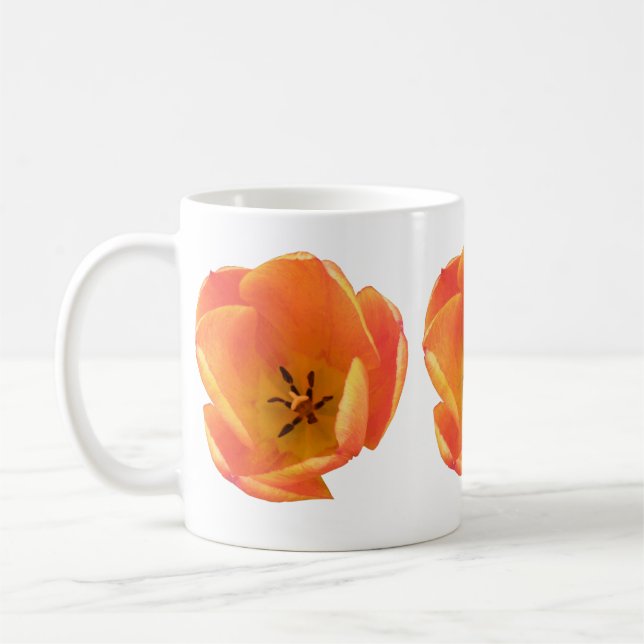 Taza De Café Naranja Tulip Mug (Izquierda)