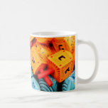 Taza De Café Naranja y sueños azules<br><div class="desc">Foto de naranja colorido y sueños azules. Imagen de Adiel lo,  wikicommons.</div>