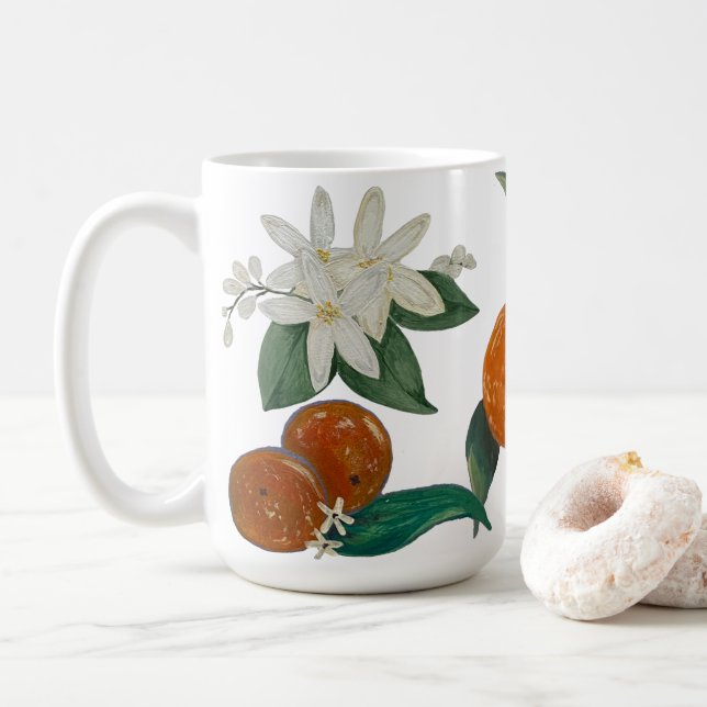 Taza De Café Naranja You Glad (Con donut)