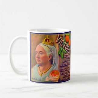 Taza De Café naranjas de la marca Victoria de los años 30