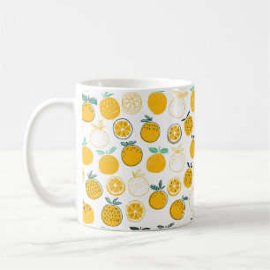 Taza De Café Naranjas frutos sin fisuras