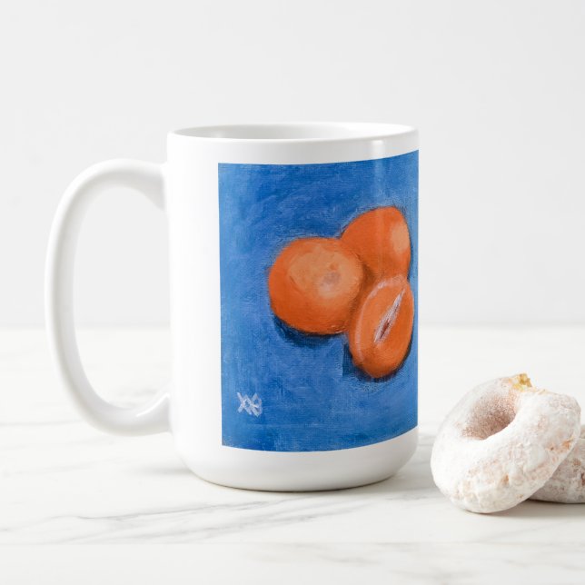 Taza De Café Naranjas mandarín (Con donut)