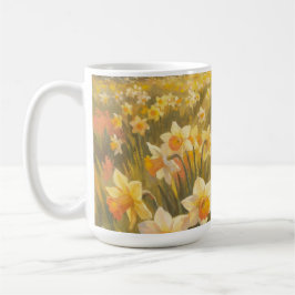 Taza De Café Narcisos Soleados