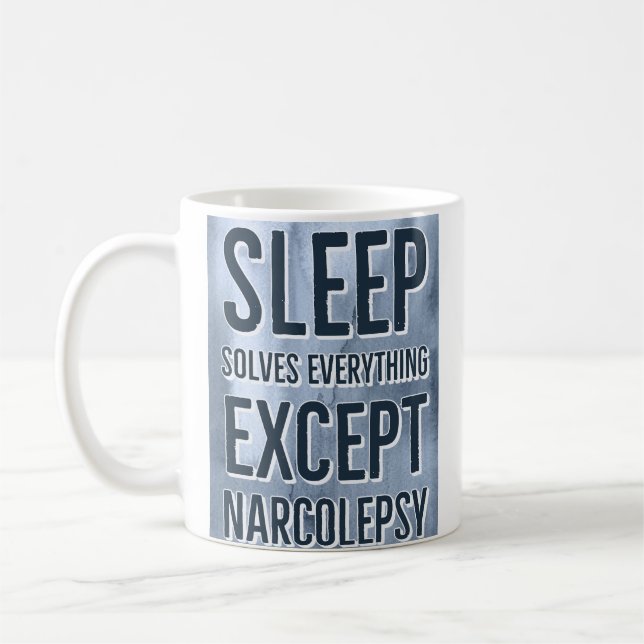 Taza De Café Narcolepsy Coffee Mug (Izquierda)