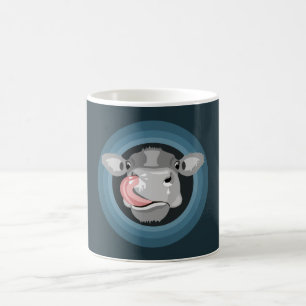 Taza De Café Nariz lamiendo vaca