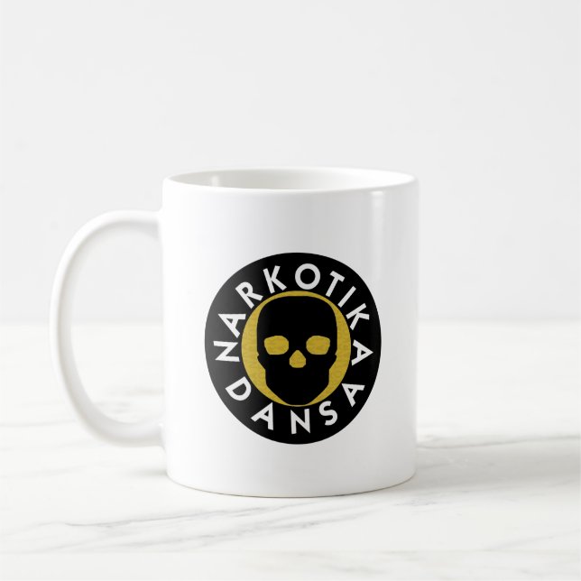 Taza De Café NARKOTIKA LIV Butter Classic Mug black N3 (Izquierda)
