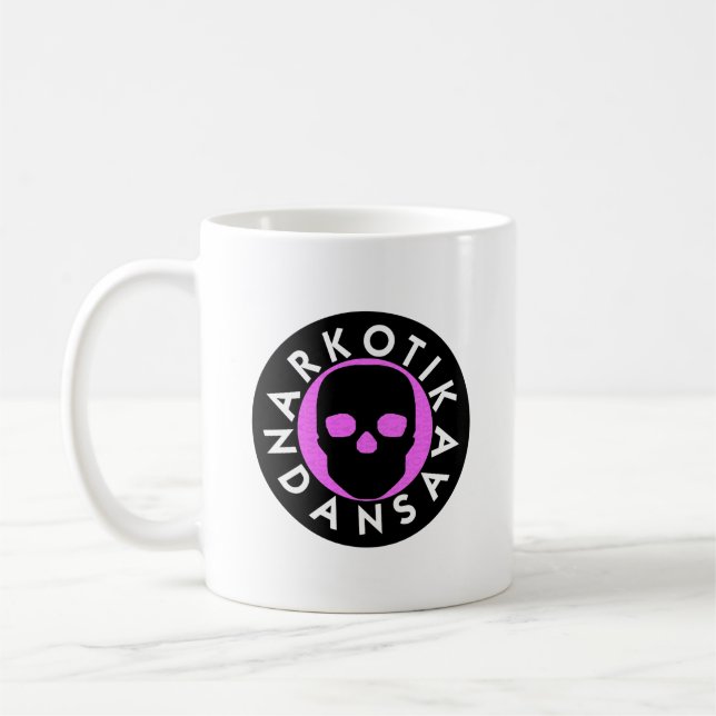 Taza De Café NARKOTIKA LIV Clásica caliente Mug negro N3 (Izquierda)