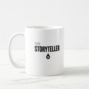 Taza De Café Narrador Escritor Periodista Bloguero Escritura