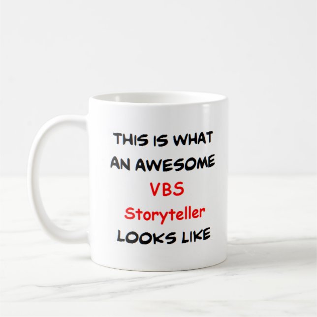Taza De Café narrador vbs, impresionante (Izquierda)
