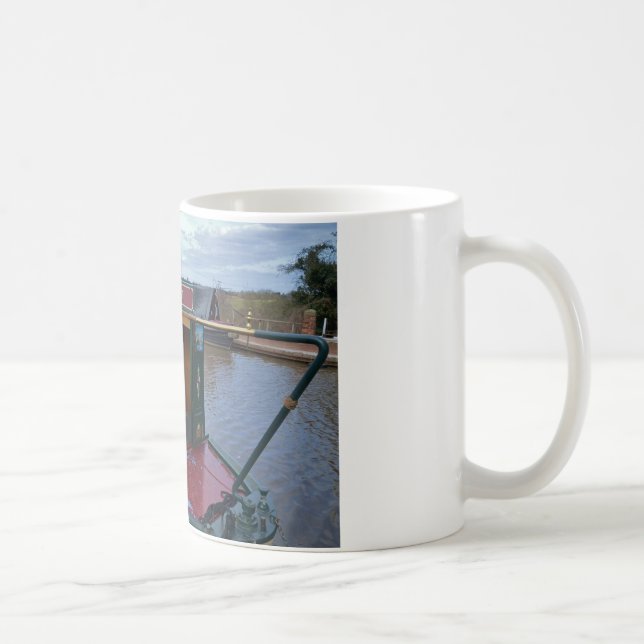 Taza De Café Narrowboat ilustre (Derecha)