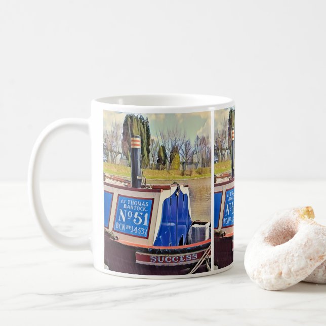 TAZA DE CAFÉ NARROWBOATS (Con donut)