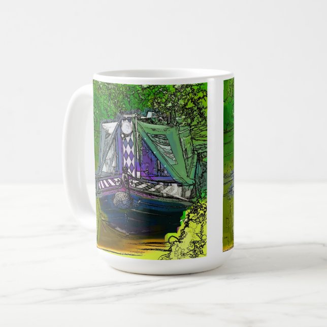 TAZA DE CAFÉ NARROWBOATS (Anverso izquierdo)