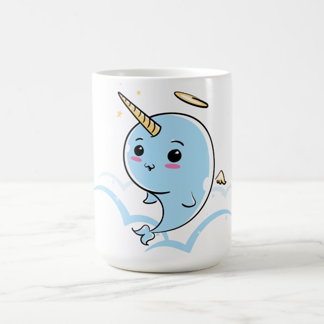 Taza De Café Narwhal Angel Cutie (Centro)