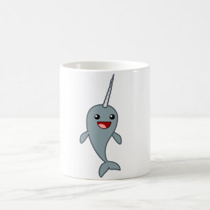 Taza De Café Narwhal feliz