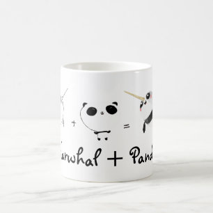 Taza De Café ¡Narwhal más panda!