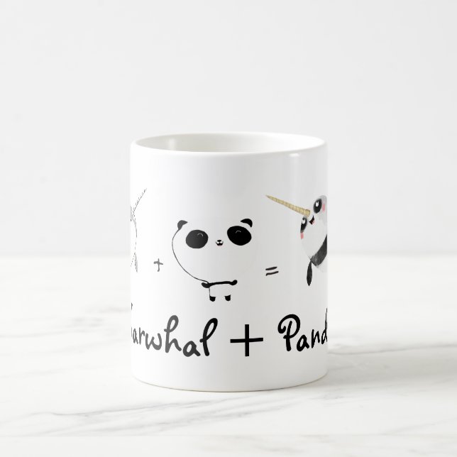 Taza De Café ¡Narwhal más panda! (Centro)