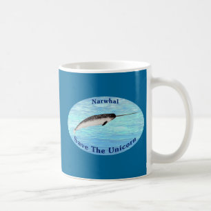 Taza De Café Narwhal - Salven al unicornio