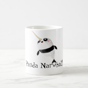 Taza De Café Narwhal y panda en uno
