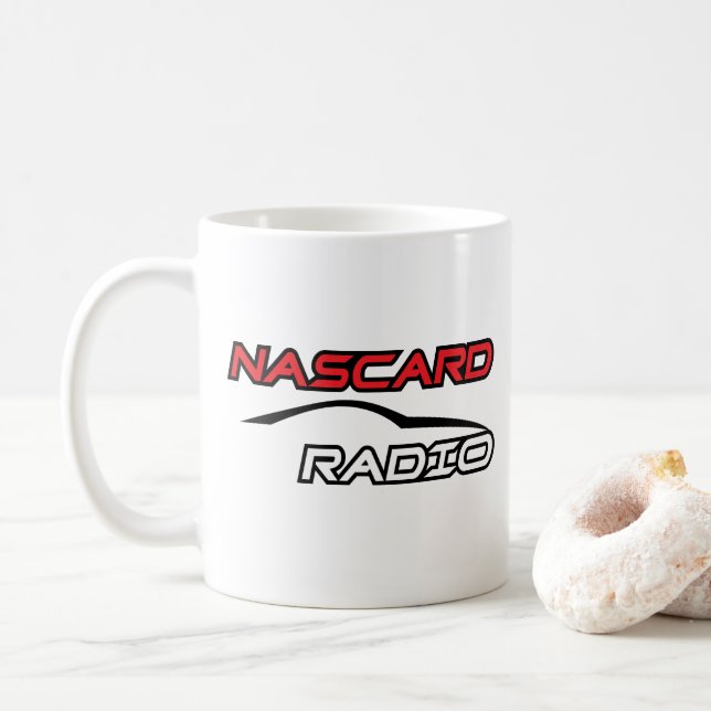 TAZA DE CAFÉ NASCARD RADIO CAFFEE MUG (Con donut)