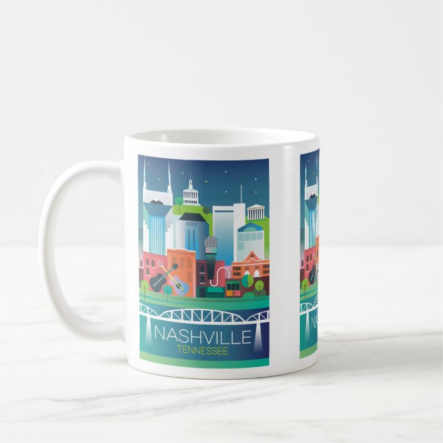 Taza De Café Nashville Mug (Izquierda)