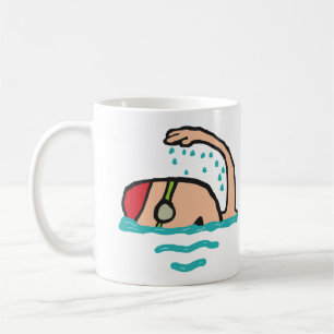 Taza De Café Natación