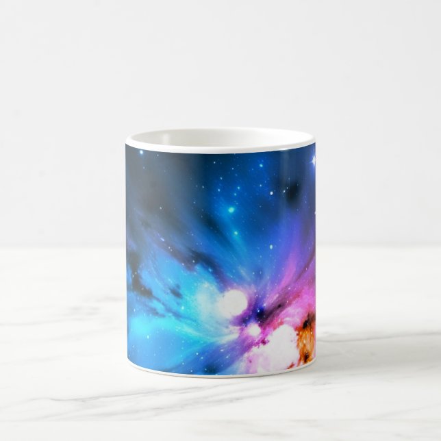 Taza De Café Natación celeste de estrellas (Centro)
