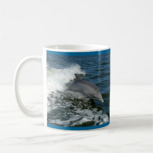 Taza De Café Natación de delfines en Ocean Mug