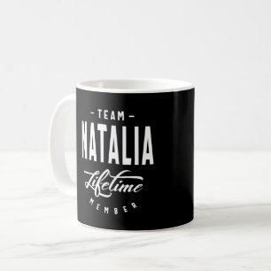 Taza De Café Natalia Nombre personalizado Regalo de cumpleaños