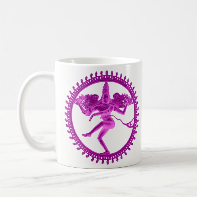 Taza De Café Nataraja rosado (Izquierda)