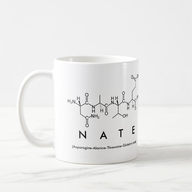 Taza De Café Nate peptidae nombre mug (Izquierda)