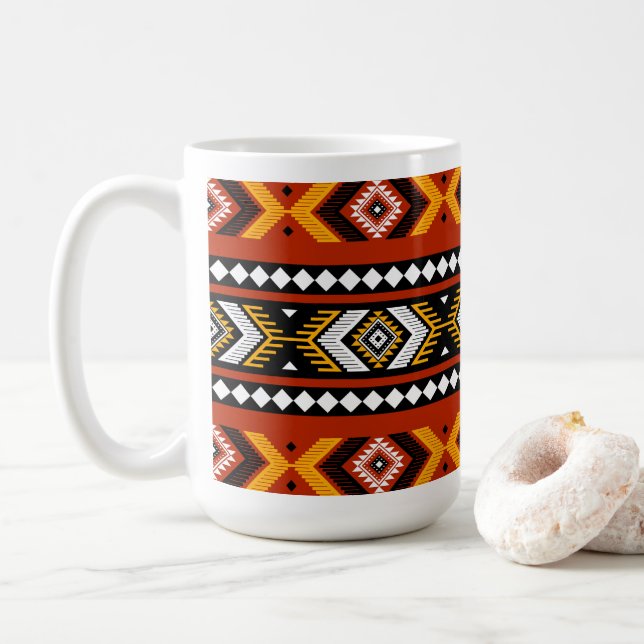 taza de café 🌸 nativa de 15 oz (Con donut)