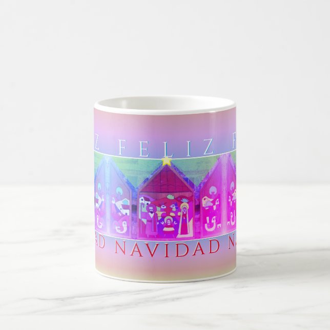 Taza De Café Natividad "Feliz Navidad" (Centro)